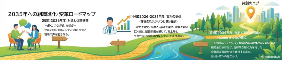 2035年への組織進化・変革ロードマップ